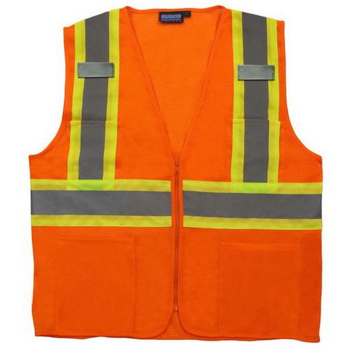 Custom Logo ERB's Class 2 Mesh Safety Pocket Vest - S383P